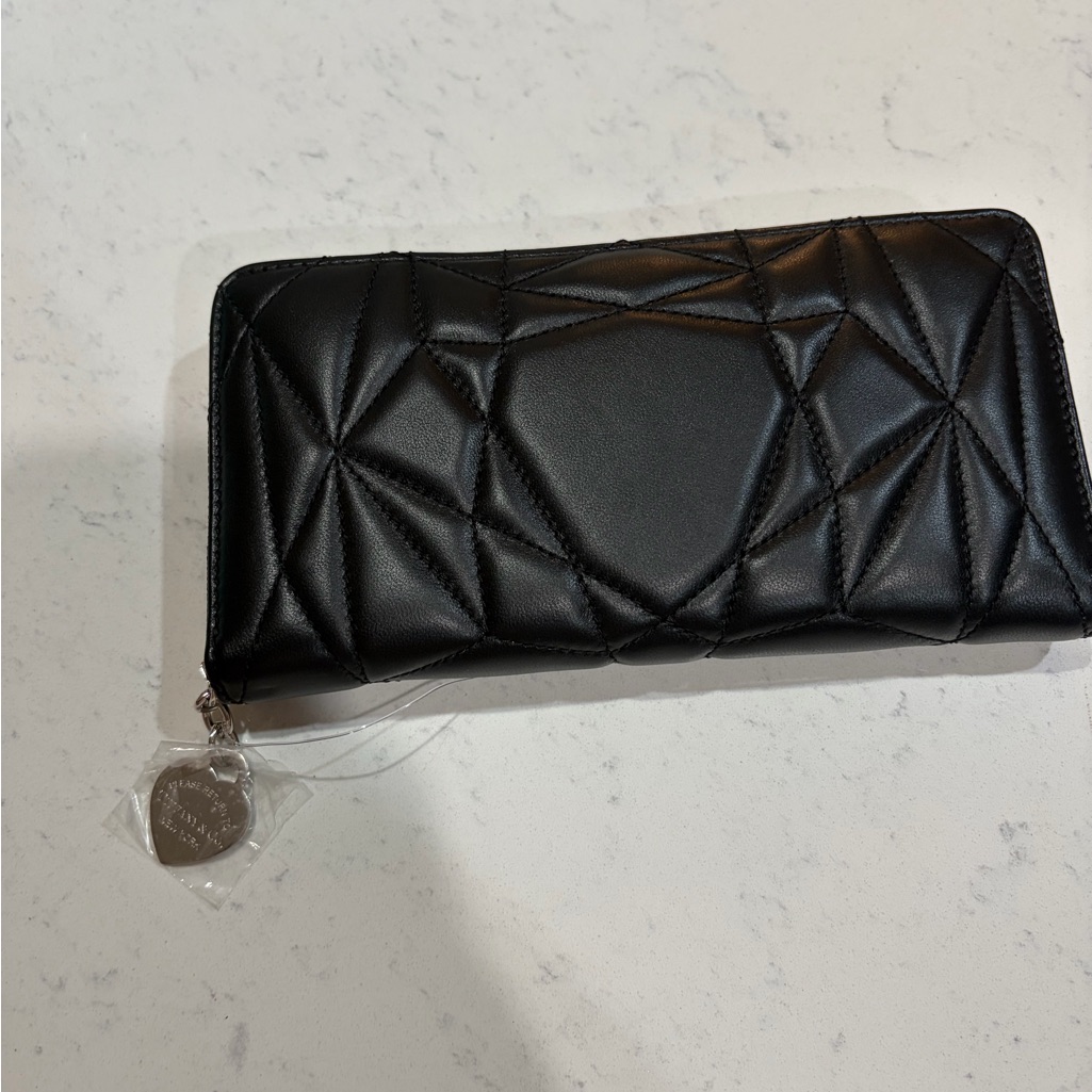 Tiffany & Co. Black Quilted Wallet